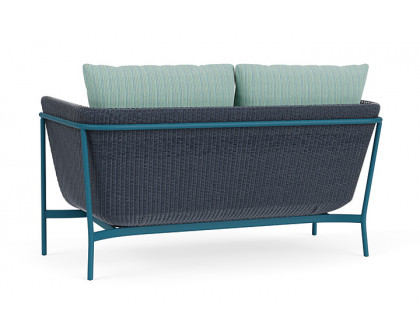 Lloyd Flanders™ Solstice Loveseat  - Denim Blue, Peacock