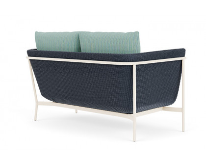 Lloyd Flanders™ Solstice Loveseat  - Denim Blue, Ivory