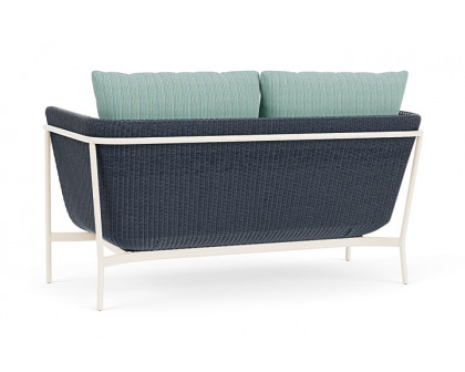 Lloyd Flanders™ Solstice Loveseat  - Denim Blue, Ivory