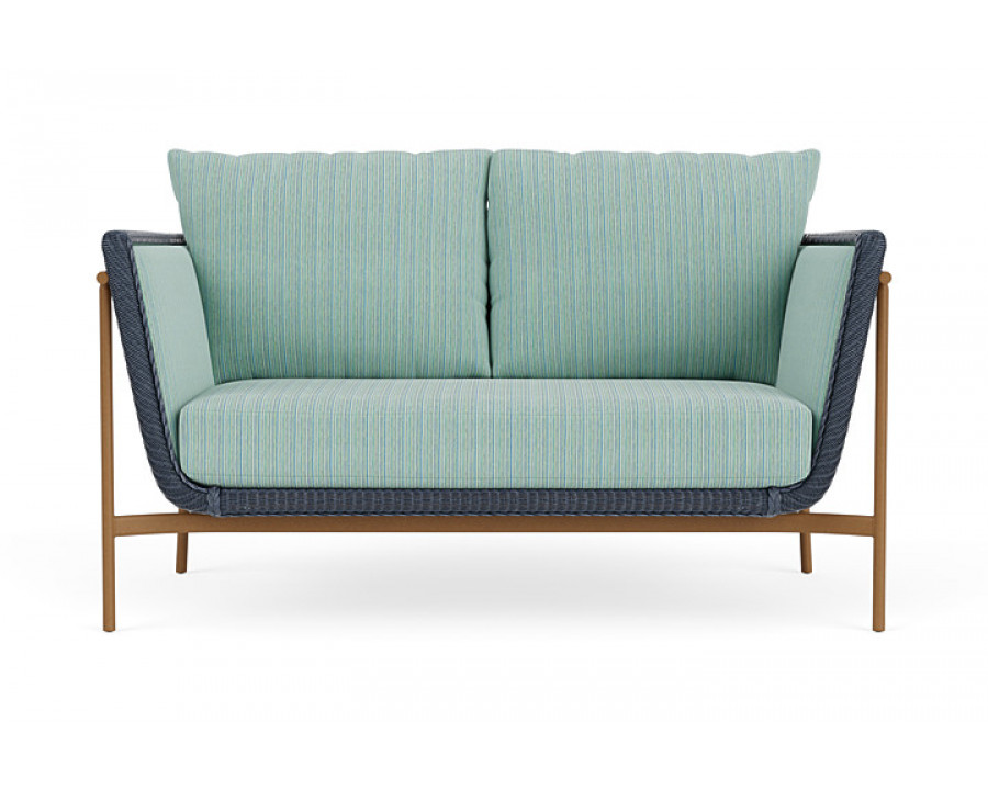 Lloyd Flanders™ Solstice Loveseat  - Denim Blue, Hickory