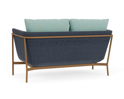 Lloyd Flanders™ Solstice Loveseat  - Denim Blue, Hickory