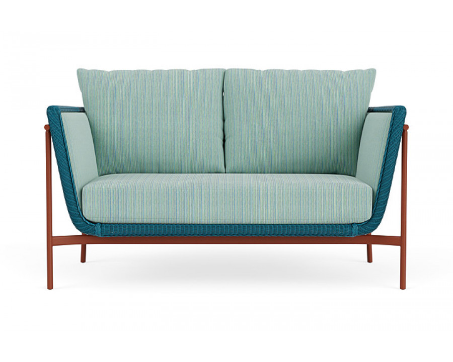 Lloyd Flanders™ Solstice Loveseat  - Peacock, Terracotta