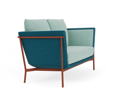 Lloyd Flanders™ Solstice Loveseat  - Peacock, Terracotta