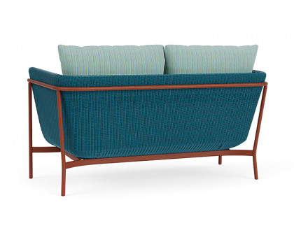 Lloyd Flanders™ Solstice Loveseat  - Peacock, Terracotta