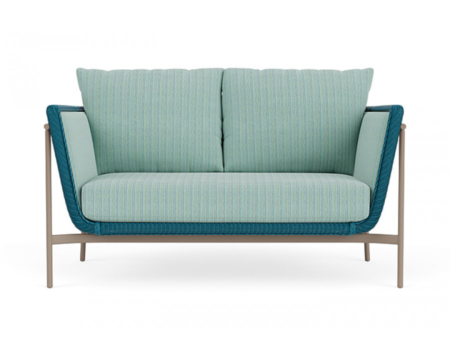 Lloyd Flanders™ Solstice Loveseat  - Peacock, French Beige