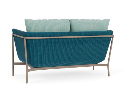 Lloyd Flanders™ Solstice Loveseat  - Peacock, French Beige