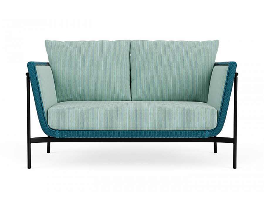 Lloyd Flanders™ Solstice Loveseat  - Peacock, Ebony