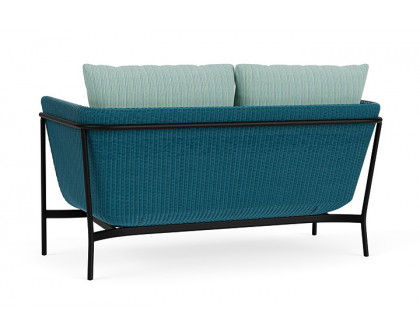 Lloyd Flanders™ Solstice Loveseat  - Peacock, Ebony