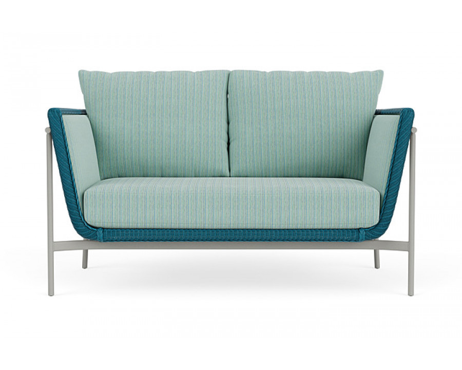 Lloyd Flanders™ Solstice Loveseat  - Peacock, Platinum