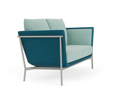 Lloyd Flanders™ Solstice Loveseat  - Peacock, Platinum