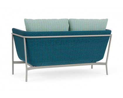 Lloyd Flanders™ Solstice Loveseat  - Peacock, Platinum