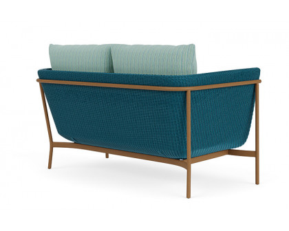 Lloyd Flanders™ Solstice Loveseat  - Peacock, Hickory