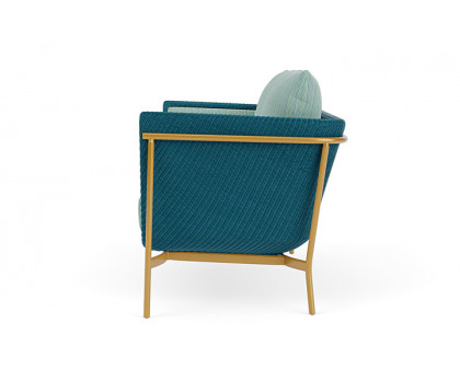 Lloyd Flanders™ Solstice Loveseat  - Peacock, Metallic Gold