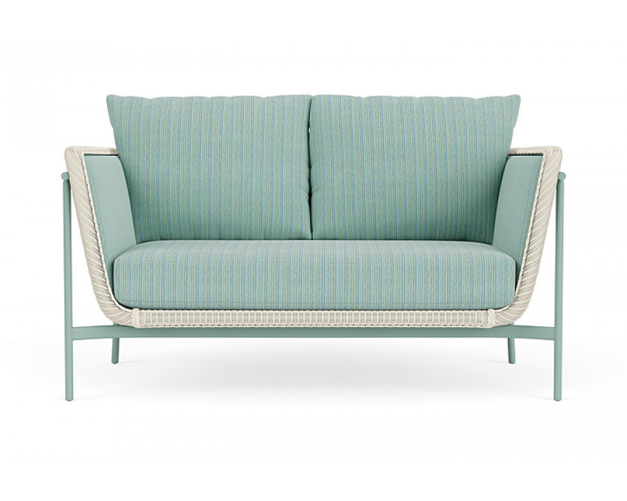 Lloyd Flanders™ Solstice Loveseat  - Ivory, Sea Glass