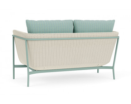 Lloyd Flanders™ Solstice Loveseat  - Ivory, Sea Glass