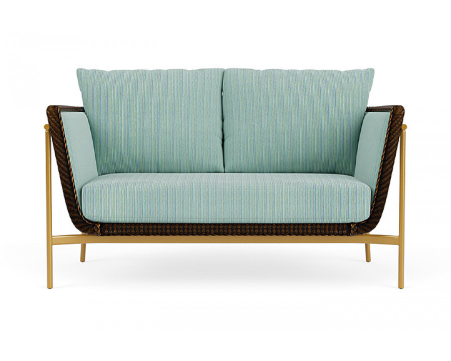 Lloyd Flanders™ Solstice Loveseat  - Mink, Metallic Gold