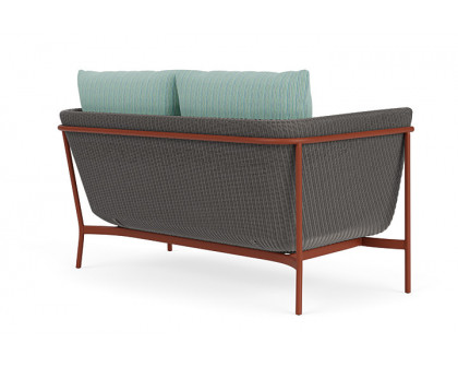 Lloyd Flanders™ Solstice Loveseat  - Pewter, Terracotta