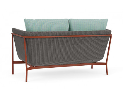 Lloyd Flanders™ Solstice Loveseat  - Pewter, Terracotta