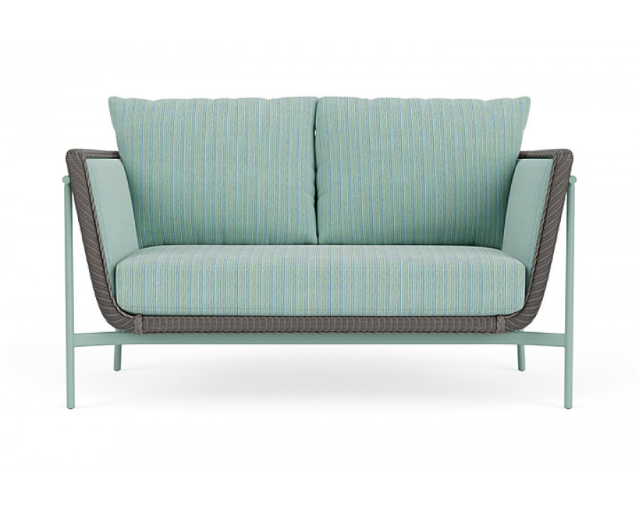 Lloyd Flanders™ Solstice Loveseat  - Pewter, Sea Glass