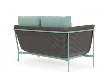 Lloyd Flanders™ Solstice Loveseat  - Pewter, Sea Glass