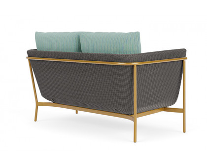 Lloyd Flanders™ Solstice Loveseat  - Pewter, Metallic Gold