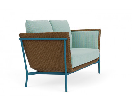 Lloyd Flanders™ Solstice Loveseat  - Hickory, Peacock