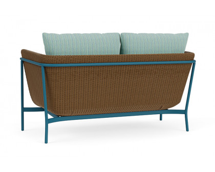 Lloyd Flanders™ Solstice Loveseat  - Hickory, Peacock