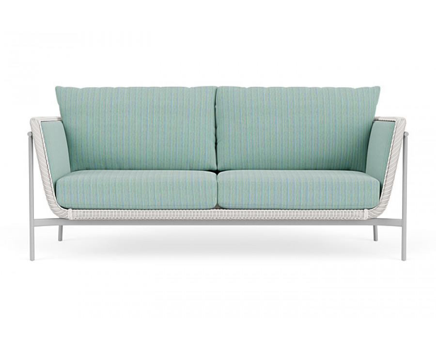 Lloyd Flanders™ Solstice Sofa  - White, Metallic Silver