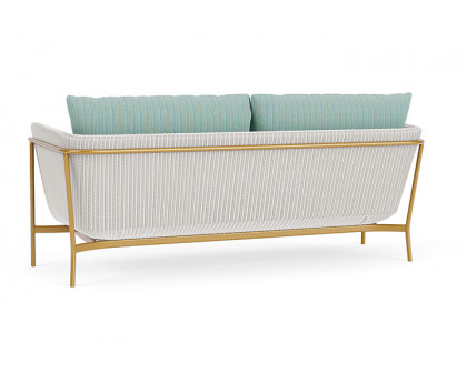 Lloyd Flanders™ Solstice Sofa  - White, Metallic Gold