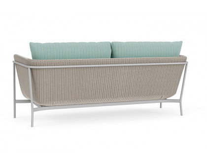 Lloyd Flanders™ Solstice Sofa  - Linen, Metallic Silver