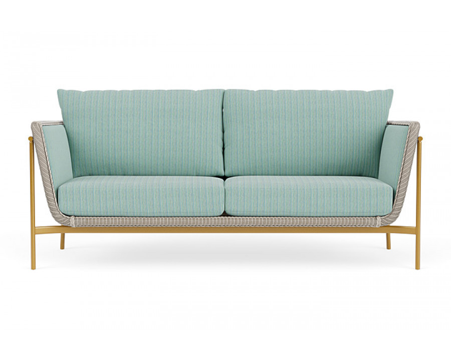 Lloyd Flanders™ Solstice Sofa  - Linen, Metallic Gold