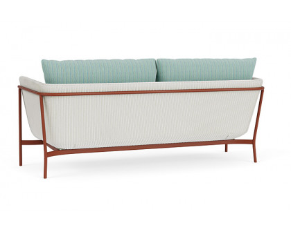 Lloyd Flanders™ Solstice Sofa  - Matte White, Terracotta