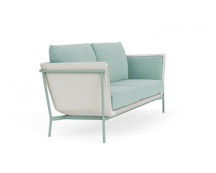 Lloyd Flanders™ Solstice Sofa  - Matte White, Sea Glass