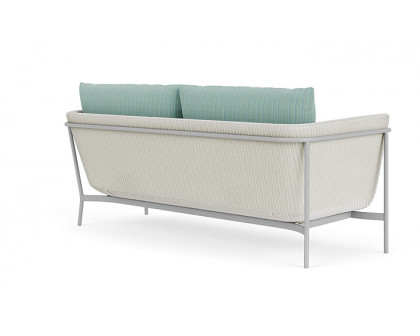 Lloyd Flanders™ Solstice Sofa  - Matte White, Metallic Silver