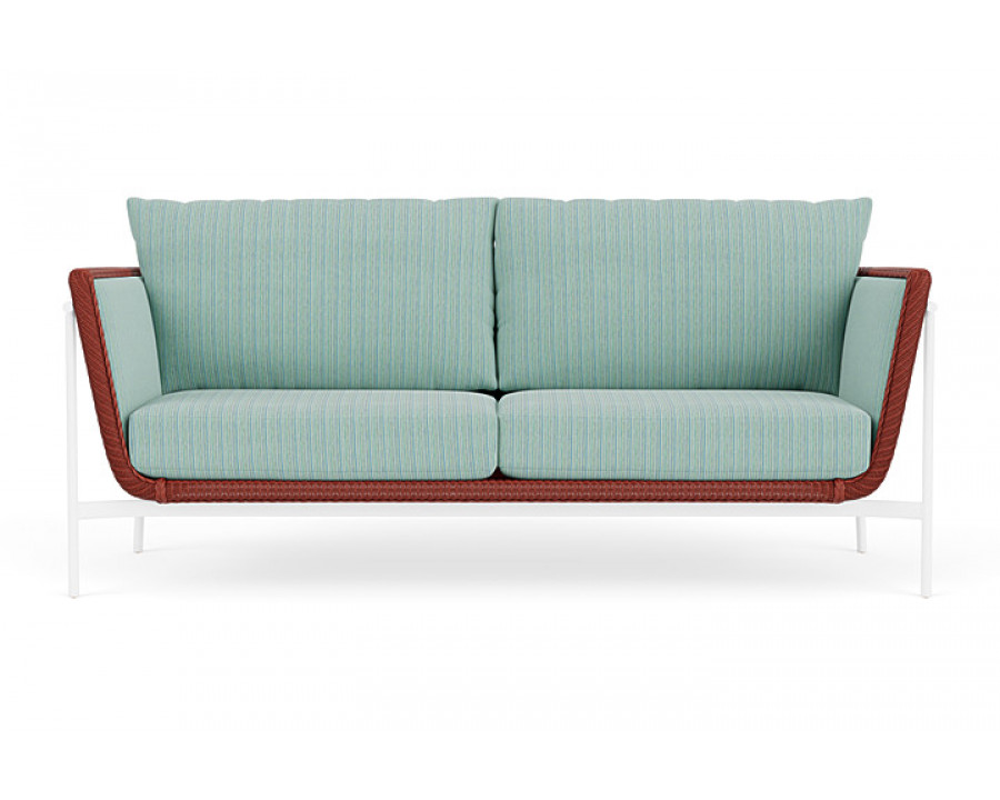 Lloyd Flanders™ Solstice Sofa  - Terracotta, Matte White