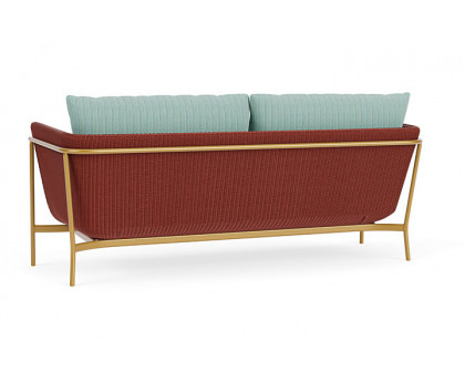 Lloyd Flanders™ Solstice Sofa  - Terracotta, Metallic Gold