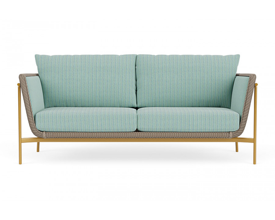 Lloyd Flanders™ Solstice Sofa  - French Beige, Metallic Gold