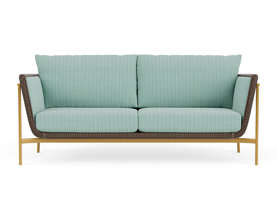 Lloyd Flanders™ Solstice Sofa  - Bark, Metallic Gold