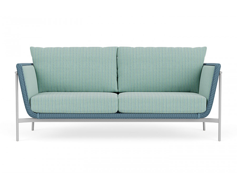 Lloyd Flanders™ Solstice Sofa  - Stillwater, Metallic Silver