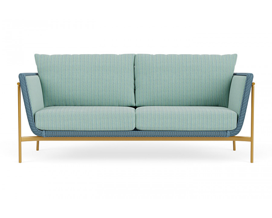 Lloyd Flanders™ Solstice Sofa  - Stillwater, Metallic Gold