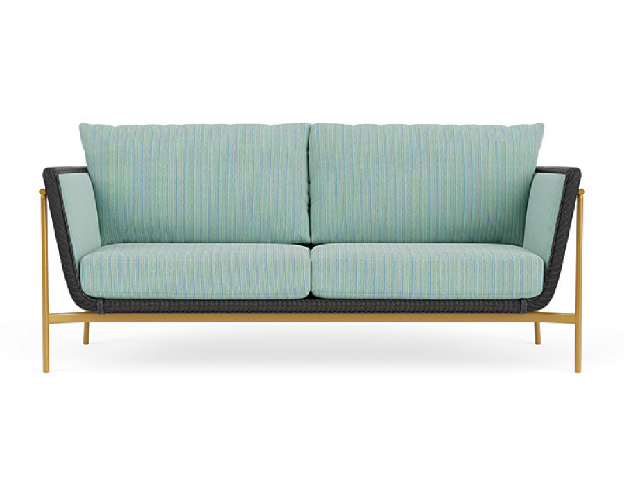 Lloyd Flanders™ Solstice Sofa  - Charcoal, Metallic Gold