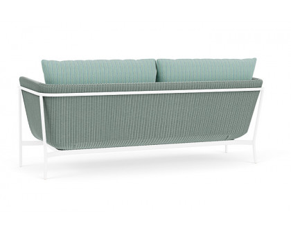 Lloyd Flanders™ Solstice Sofa  - Sea Glass, White