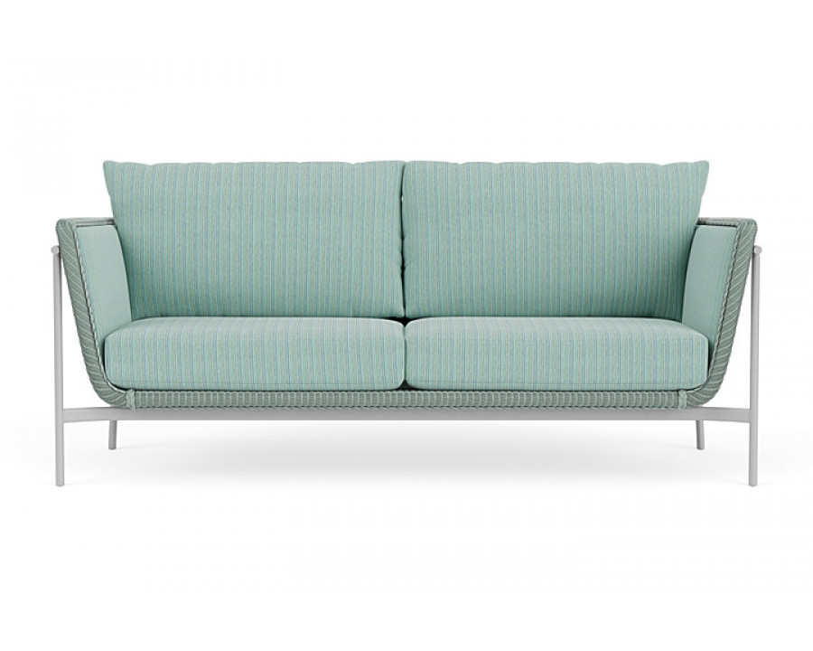 Lloyd Flanders™ Solstice Sofa  - Sea Glass, Metallic Silver