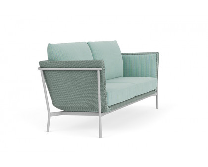 Lloyd Flanders™ Solstice Sofa  - Sea Glass, Metallic Silver