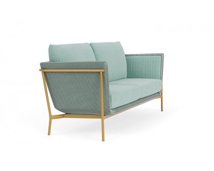 Lloyd Flanders™ Solstice Sofa  - Sea Glass, Metallic Gold