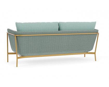 Lloyd Flanders™ Solstice Sofa  - Sea Glass, Metallic Gold