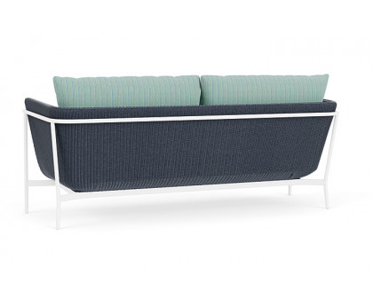 Lloyd Flanders™ Solstice Sofa  - Denim Blue, Matte White