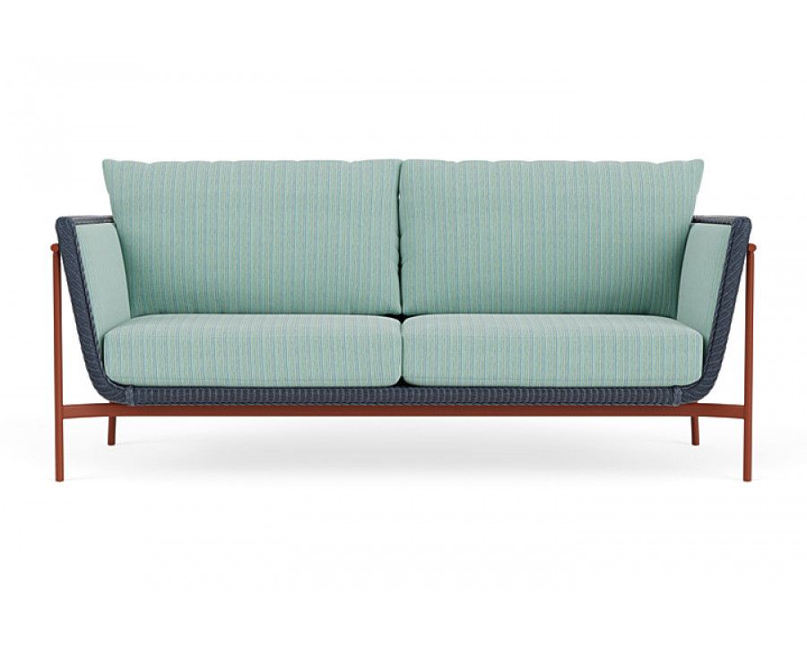 Lloyd Flanders™ Solstice Sofa  - Denim Blue, Terracotta