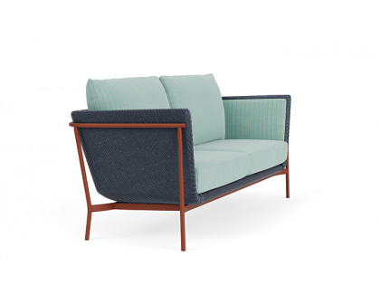 Lloyd Flanders™ Solstice Sofa  - Denim Blue, Terracotta