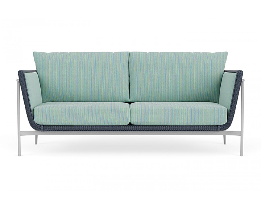 Lloyd Flanders™ Solstice Sofa  - Denim Blue, Metallic Silver